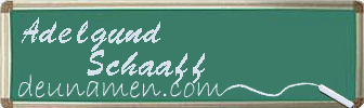 Adelgund Schaaff Visitenkarte